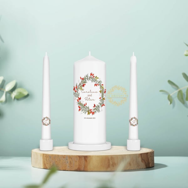 Personalized unity best sale candle